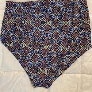 High waisted swim bottoms